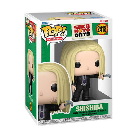 Funko Pop! Sakamato Days - Shishiba 2418 Figure + Pop Protector
