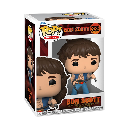 Funko Pop! Bon Scott 339 + Free Protector