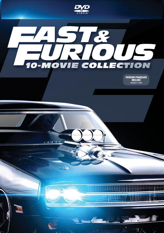 Fast & Furious 10-Movie Collection (DVD) – Brand New / Factory Sealed