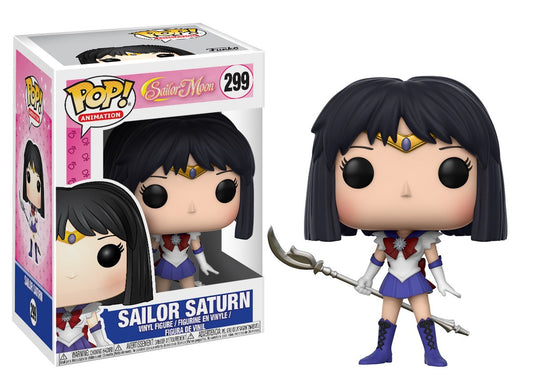 Funko POP! Animation: Sailor Moon - Sailor Saturn 299 (VAULTED) + PROTECTOR! (Slight box ware)