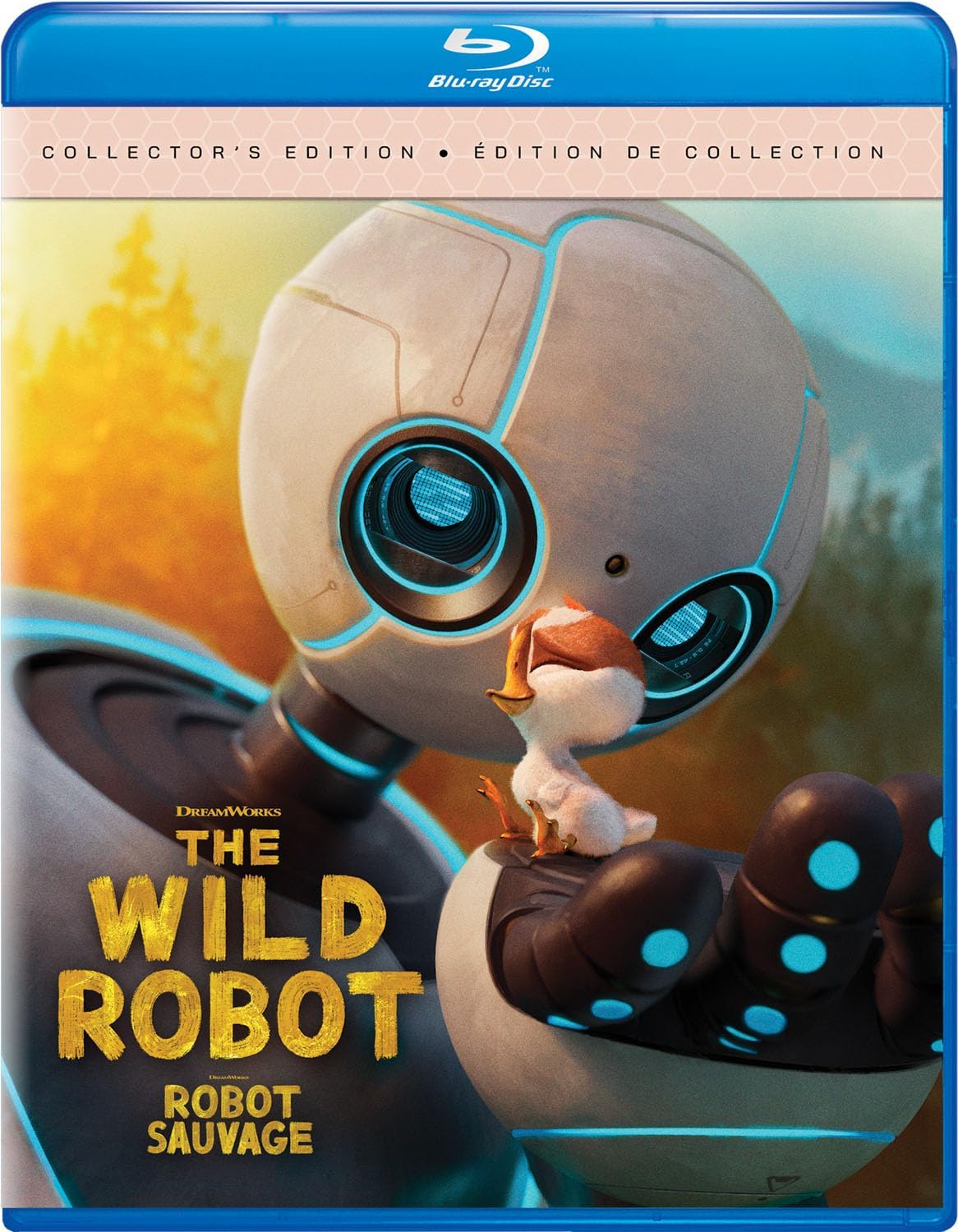 The Wild Robot (Collector’s Edition Blu-ray) – Brand New / Factory Sealed – Official Bilingual Release