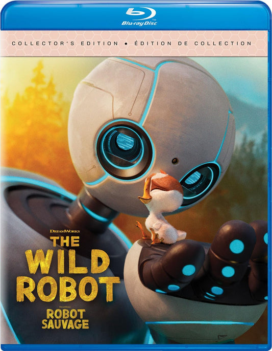 The Wild Robot (Collector’s Edition Blu-ray) – Brand New / Factory Sealed – Official Bilingual Release
