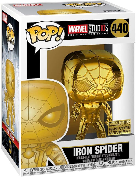 Iron Spider 440 Marvel Studios The first ten years Funko Pop Vinyl Figure (Fan Vote Winner) + PoP Protector