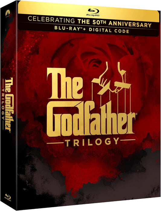 The Godfather Trilogy (50th Anniversary) - Blu-ray + Digital Code Brand New Factory Sealed