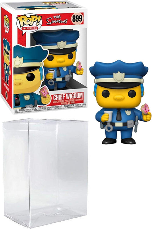Chief Wiggum Pop #899 Pop TV: The Simpsons Vinyl Figure + Protector