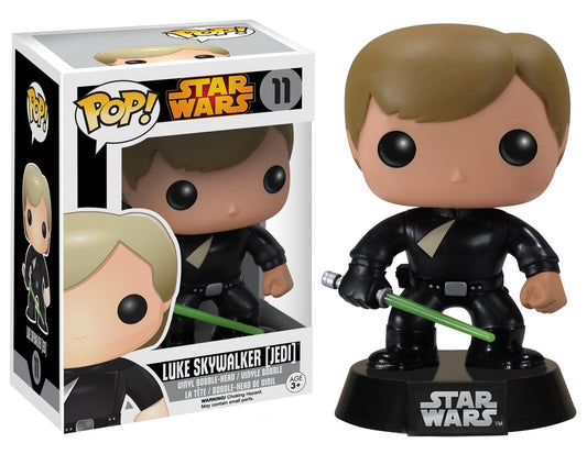Funko POP! Star Wars #11 - Luke Skywalker (JEDI) + Pop Protector! (VAULTED)