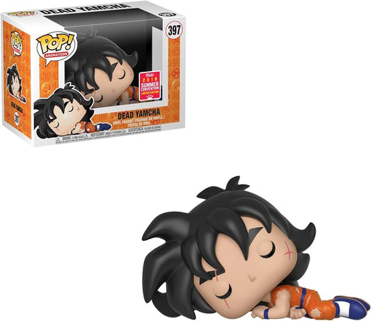 Funko POP! Dragon Ball Z - Dead Yamcha SDCC Funko 2018 Summer Convention Exclusive #397 + Pop Protector
