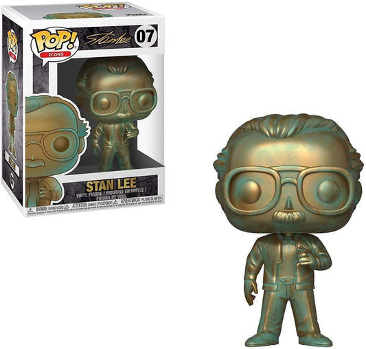 Funko Pop! Icons - Stan Lee (Patina) 07 (VAULTED) + PROTECTOR!