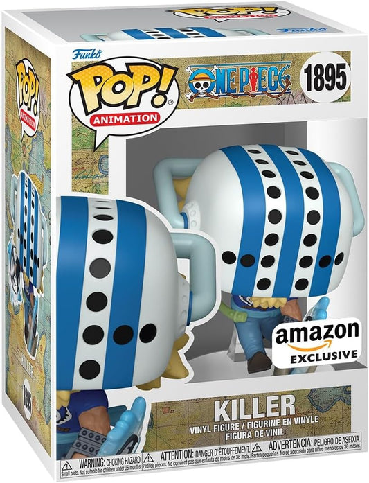 Preorder Funko Pop! Animation: 1895 One Piece - Killer, Amazon Exclusive + Protector