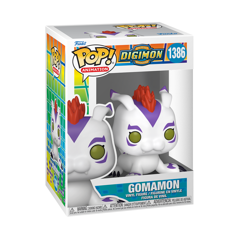 Funko POP! Digimon Gomamon 1386 + PROTECTOR!