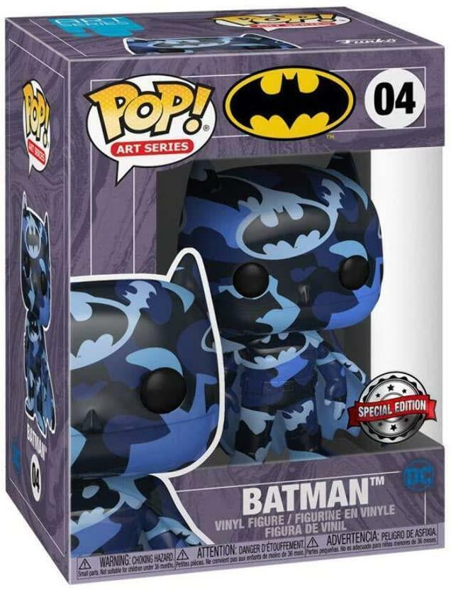 Funko Pop! DC Batman 04 Art Series Special Edition Figure (VAULTED) + Free Hardstack Protector