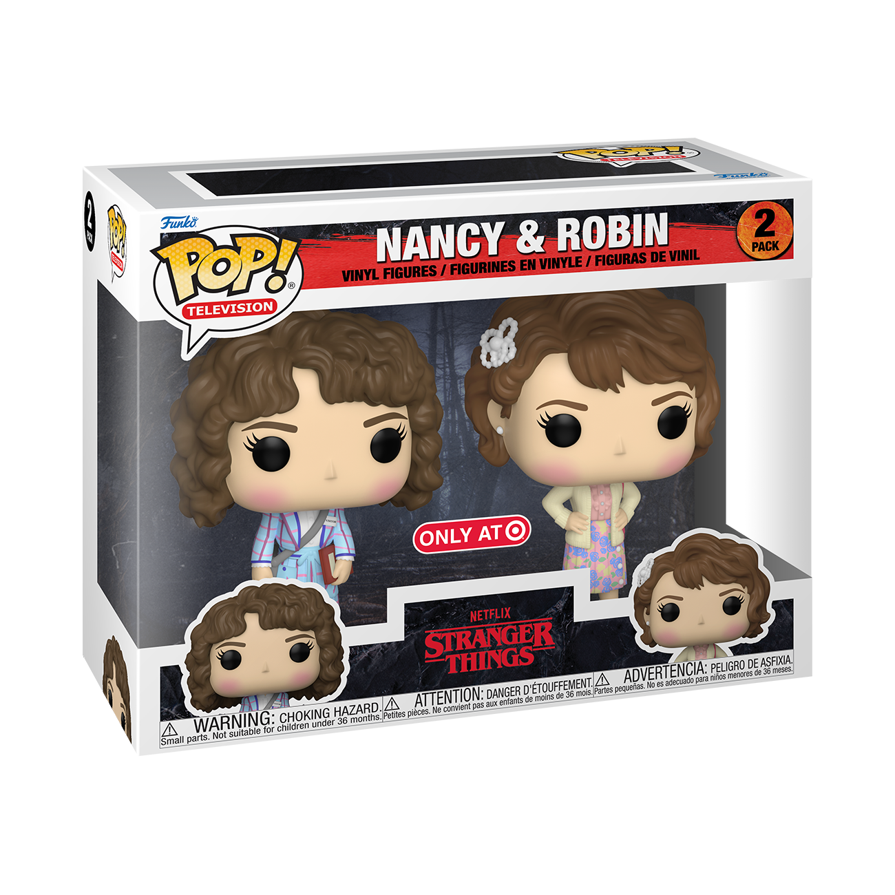 Funko Pop! Netflix Stranger Things Nancy & Robin 2 Pack Target Exclusive