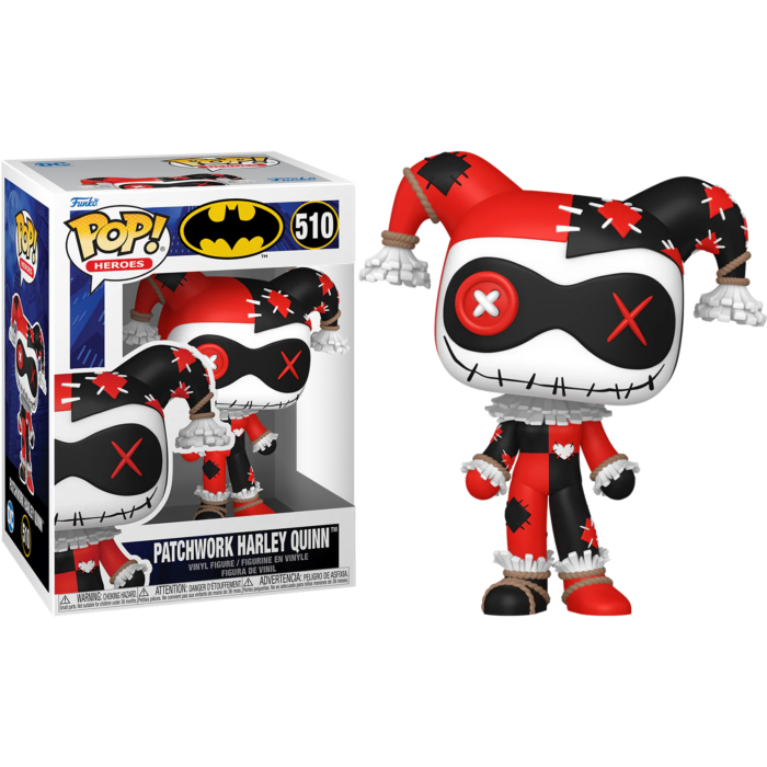 Funko Pop! DC Batman Patchwork Harley Quinn 510 + Pop Protector