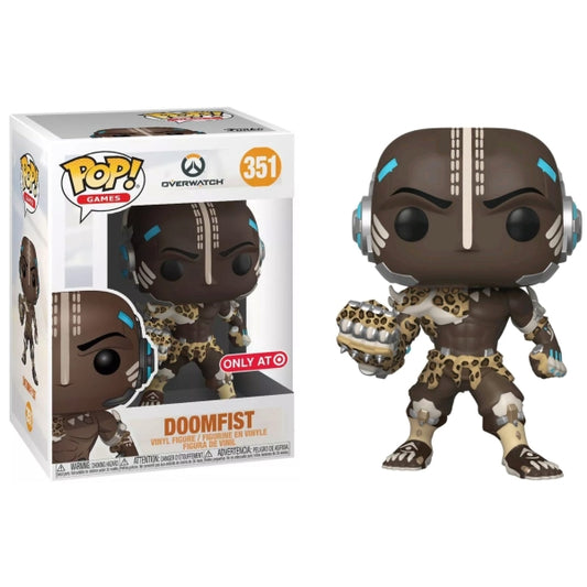 Funko Pop! Overwatch Doomfist Target Exclusive (VAULTED) 351 + Free Protector