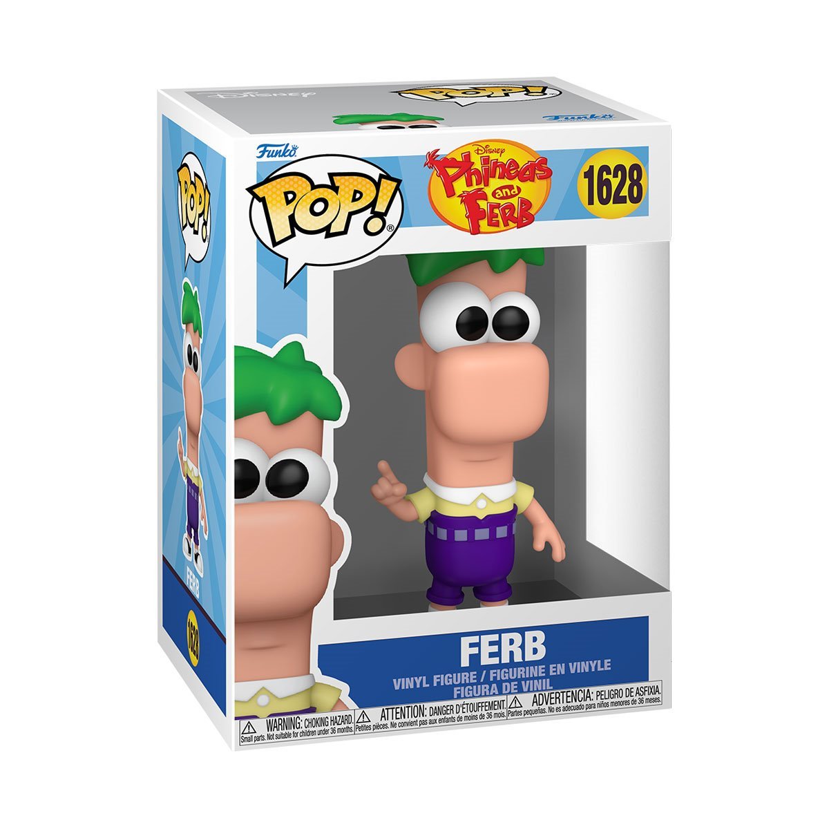 Funko Pop! Disney Phineas and Ferb : Ferb 1628 Figure + Pop Protector