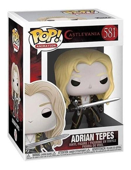 Funko Pop! Castlevania : Adrian Tepes 581 Figure + Pop Protector (VAULTED)