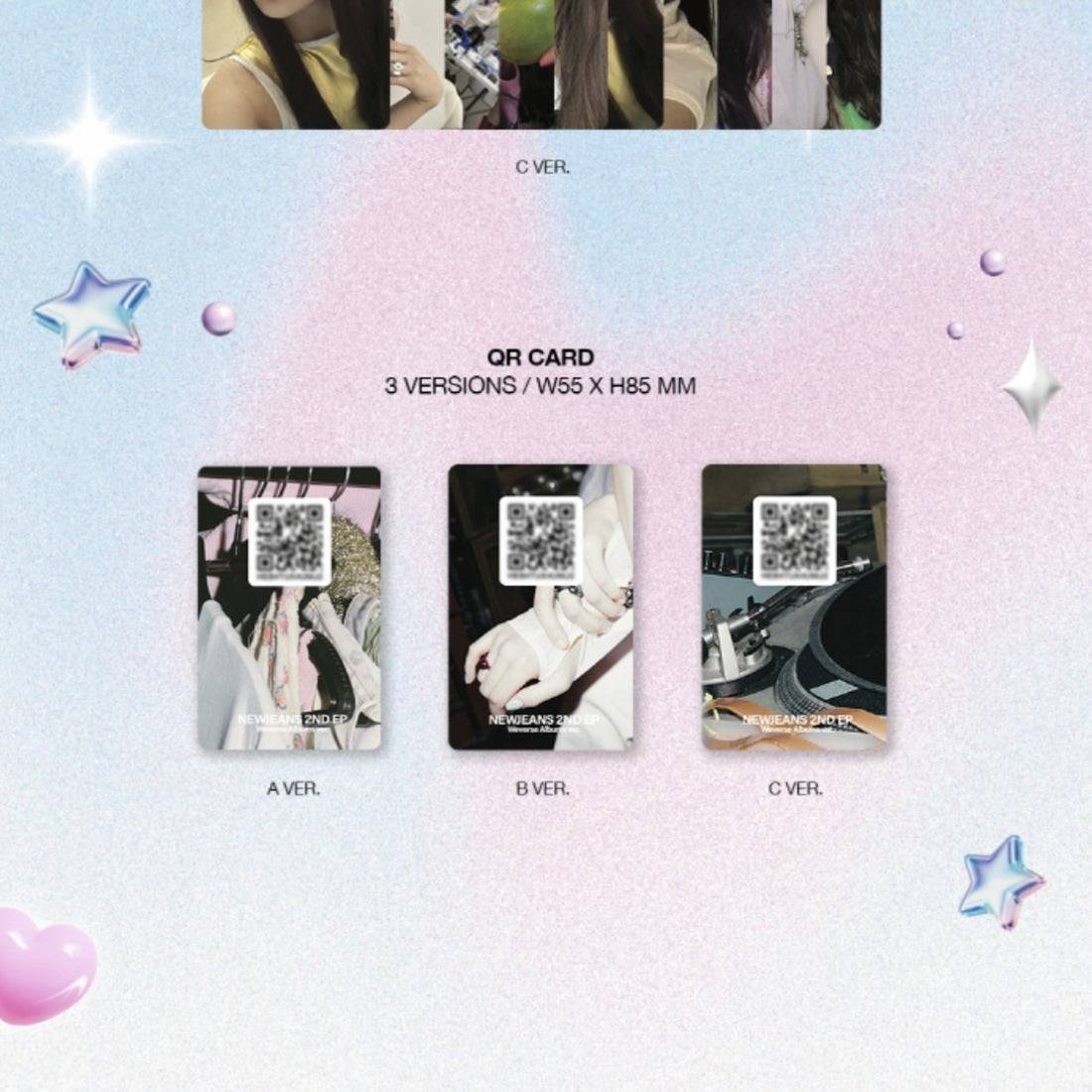 K-pop NewJeans 2nd Ep (Get Up) Blue Title Weverse Album Ver.