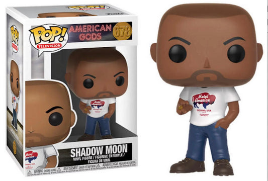 Funko Pop! American Gods - Shadow Moon 678 + Free Protector (VAULTED)