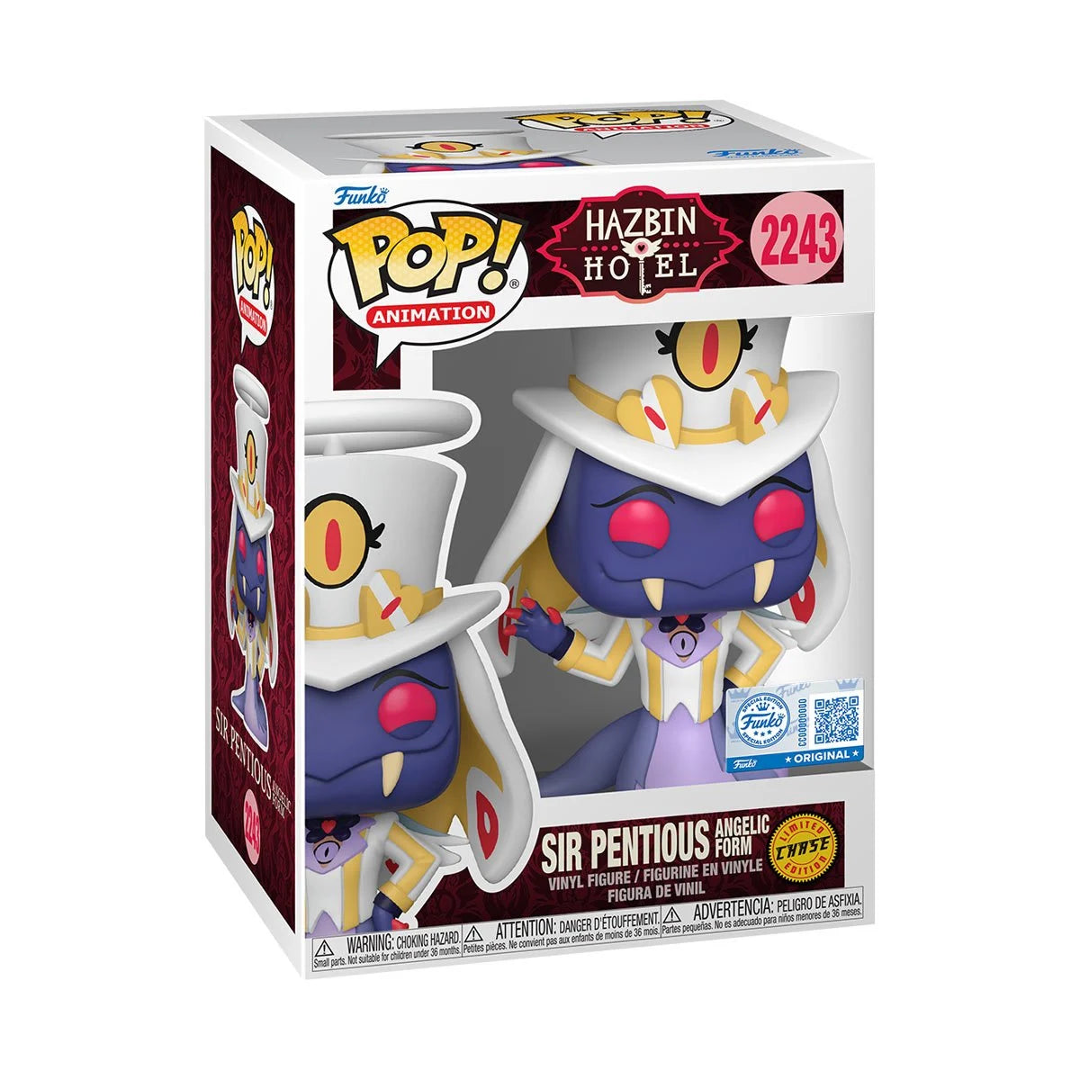 Hazbin Hotel Sir Pentious Funko Pop! Vinyl Figure #2243 - Specialty Chase + Pop Protector