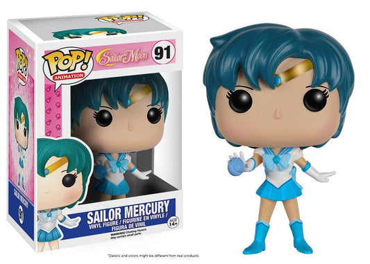 Funko POP! Animation: Sailor Moon - Sailor Mercury 91 (VAULTED) + PROTECTOR!