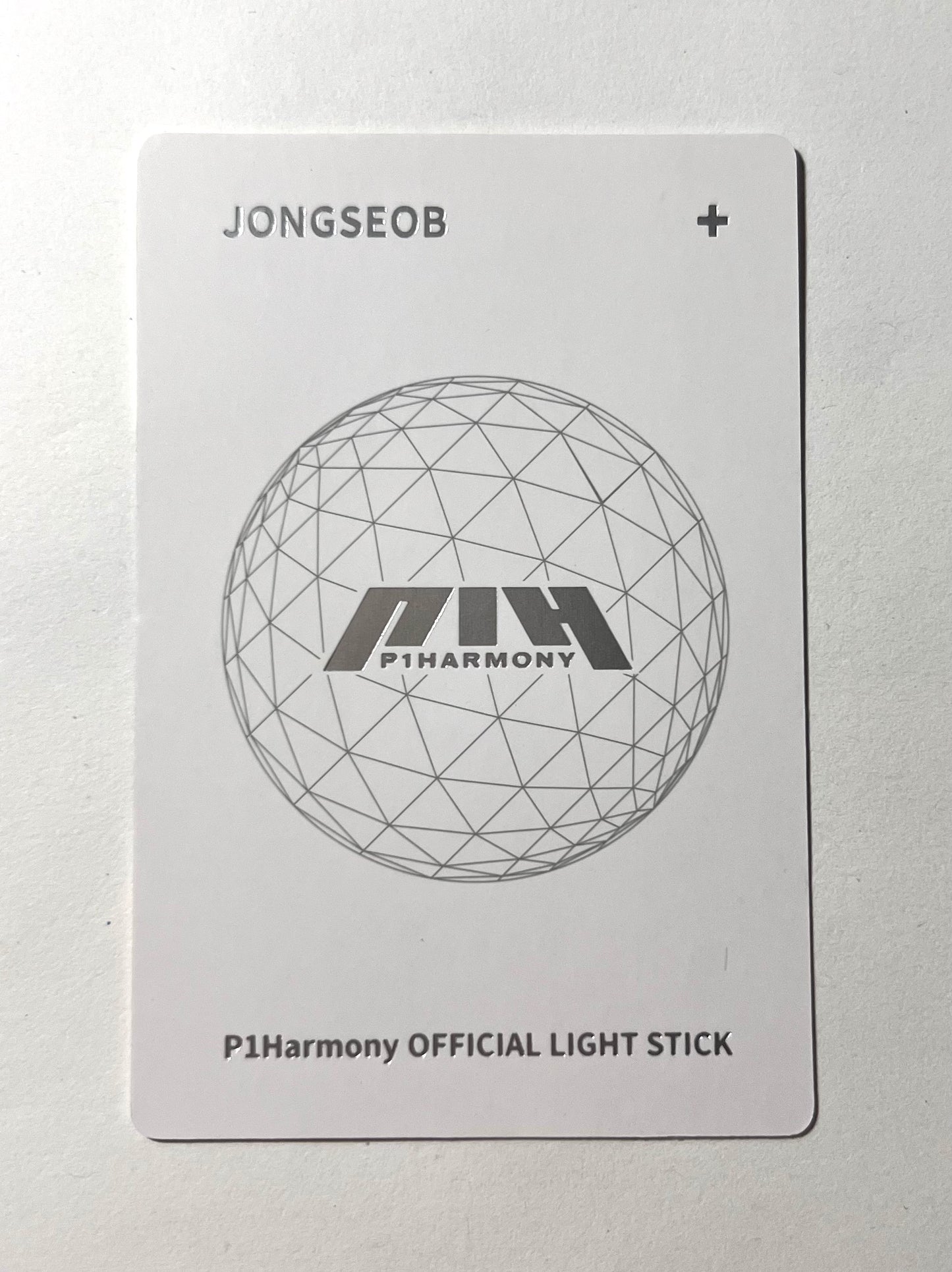 K-pop P1Harmony Official Light Stick Ver. Offical KIM JONGSEOB Photocard