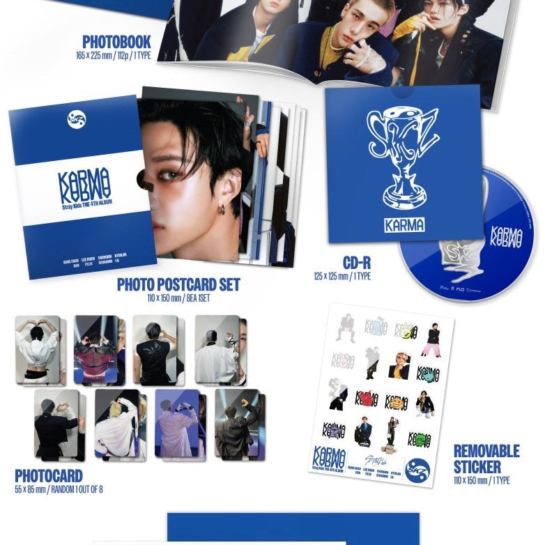 STRAY KIDS - The 4th Album : KARMA (2 VERSIONS)