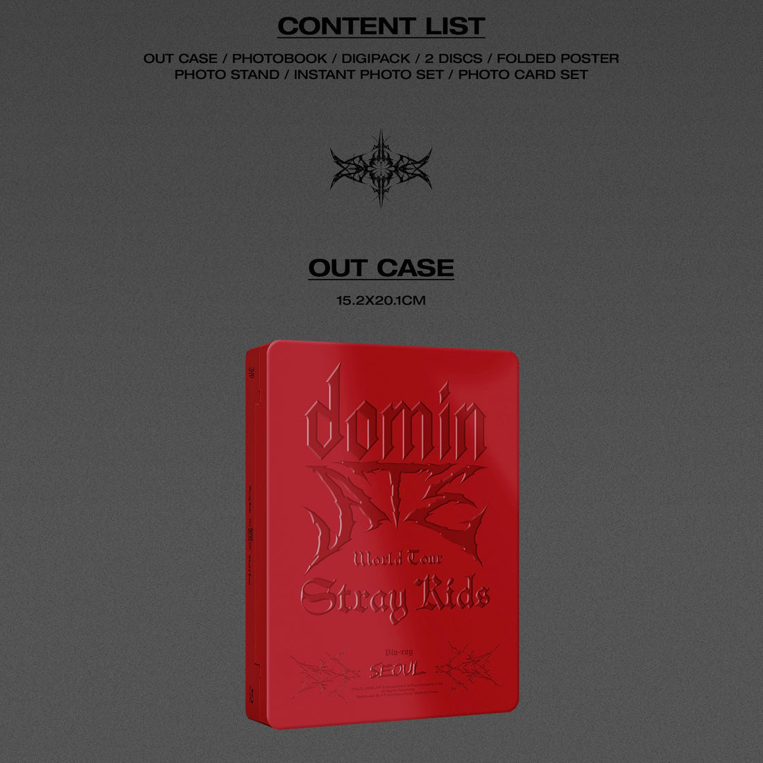 K-POP STRAY KIDS WORLD TOUR <dominATE SEOUL> BLU-RAY