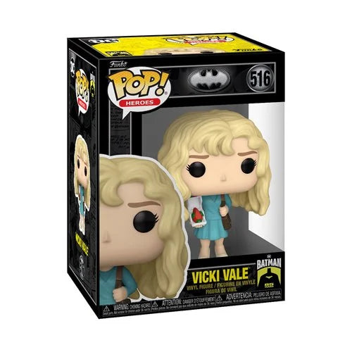 Batman 85th Anniversary Vicki Vale Funko Pop! Vinyl Figure #516 + Pop Protector