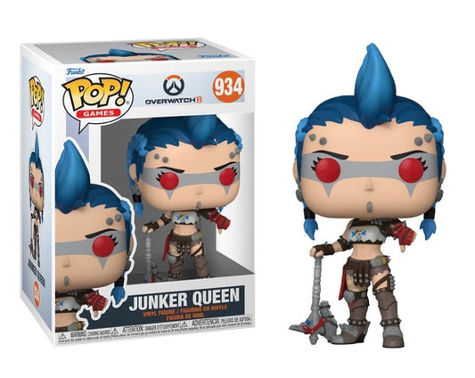 Funko Pop! Overwatch 2 Junker Queen 934 + Free Protector