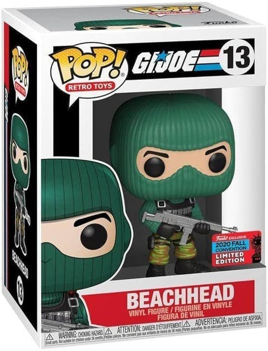 Funko Pop! G.I. Joe - Beachhead 13 Funko 2020 Fall Convention Exclusive Figure + Pop Protector