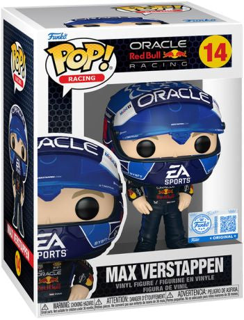 Funko Pop! Oracle Red Bull Racing - Max Verstappen 14 Funko Special Edition Figure + Pop Protector