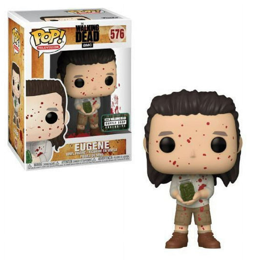 Funko Pop! The Walking Dead - Eugene (Bloody) aMC Walking Dead Supply Drop Exclusive + Pop Protector