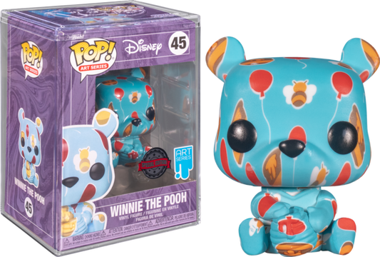 Funko Pop! Disney Winnie The Pooh 45 Art Series Special Edition Exclusive + Protector