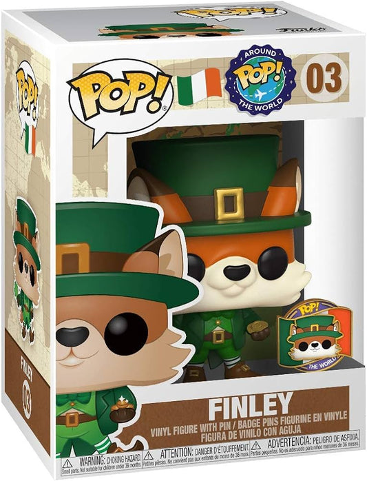 Funko Pop! Around The World Ireland Finley 03 + Free Protector (VAULTED)