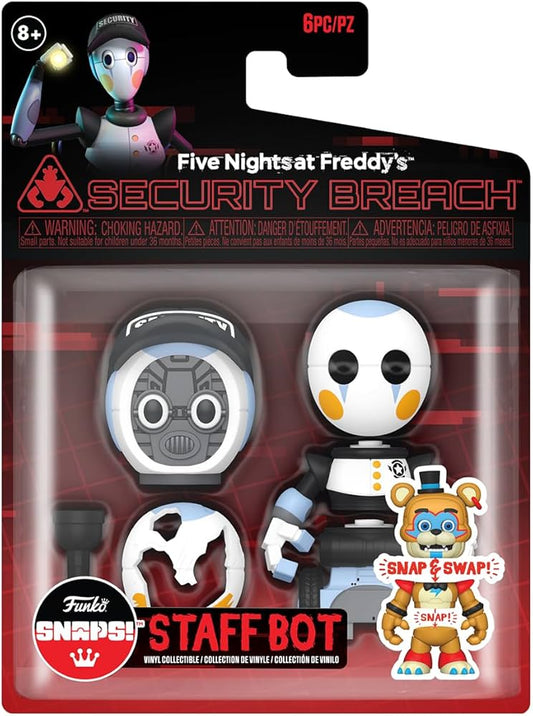 FNAF Funko Snaps! Five Nights at Freddy’s Security Breach Staff Bot Action Figure