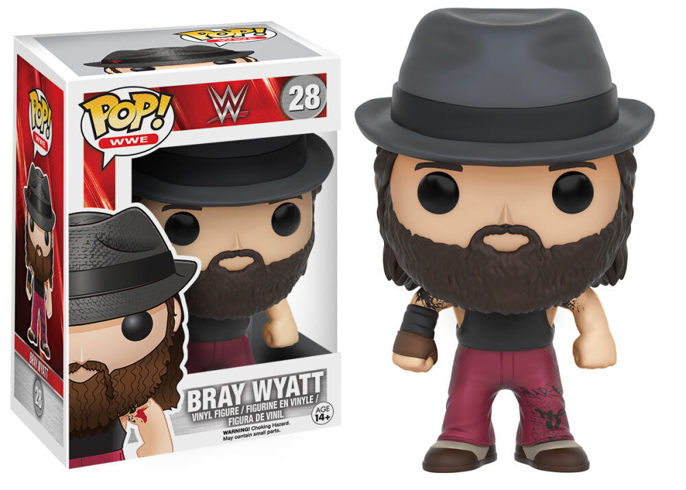Funko Pop! WWE - Bray Wyatt 28 Figure + Pop Protector (Box Blemishes)