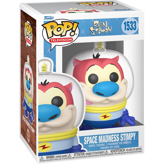 Nickelodeon The Ren & Stimpy Show Space Madness Stimpy Funko Pop! Vinyl Figure #1533 + PoP Protector