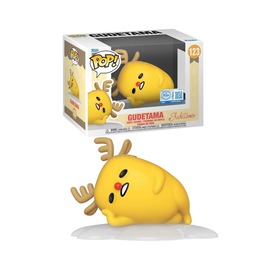 Funko Pop! Christmas Gudetama 123 Funko Special Edition Figure + Pop Protector