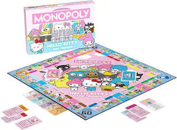 Sanrio Hello Kitty and Friends Collectors Edition Monoply Board Game