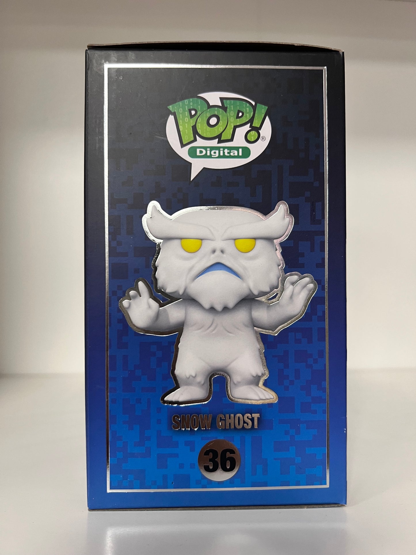Funko Pop! Digital : Scooby-Doo! NFT Snow Ghost 36 1550 PCS + Pop Protector