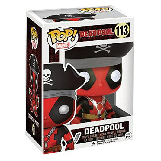 Funko Pop! Marvel Pirate Deadpool 113 + Pop Protector