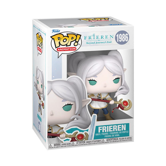 Funko Pop! Frieren Beyond Journey’s End - Frieren 1986 Figure + Pop Protector
