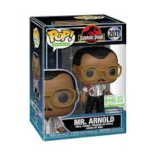 Funko Pop! Jurassic Park - Mr. Arnold 2031 Limited Edition 5000 PCS Figure + Pop Protector