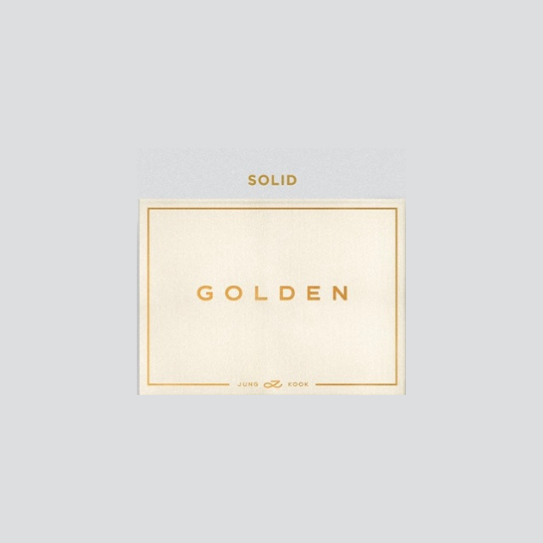 K-POP JUNG KOOK (BTS) - GOLDEN SOLID VER. ALBUM