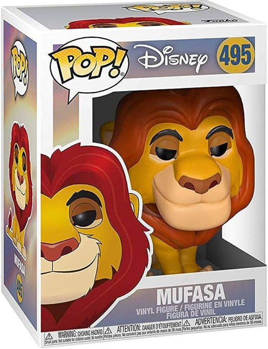 Funko Pop! Disney The Lion King Mufasa 495 + Free Protector (box ware)