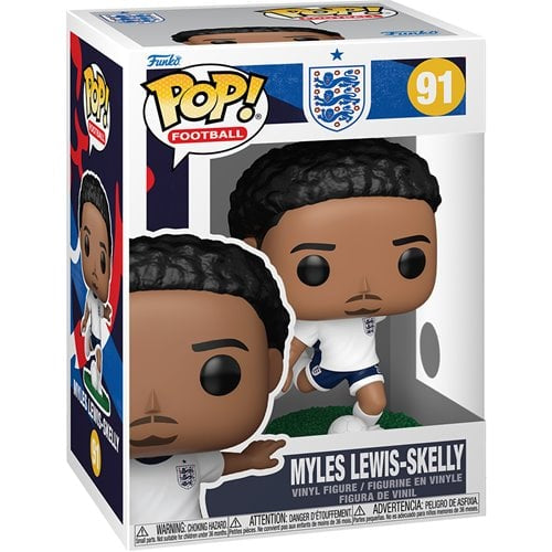 Funko Pop! Football Myles Lewis-Skelly England 91 Figure + Pop Protector