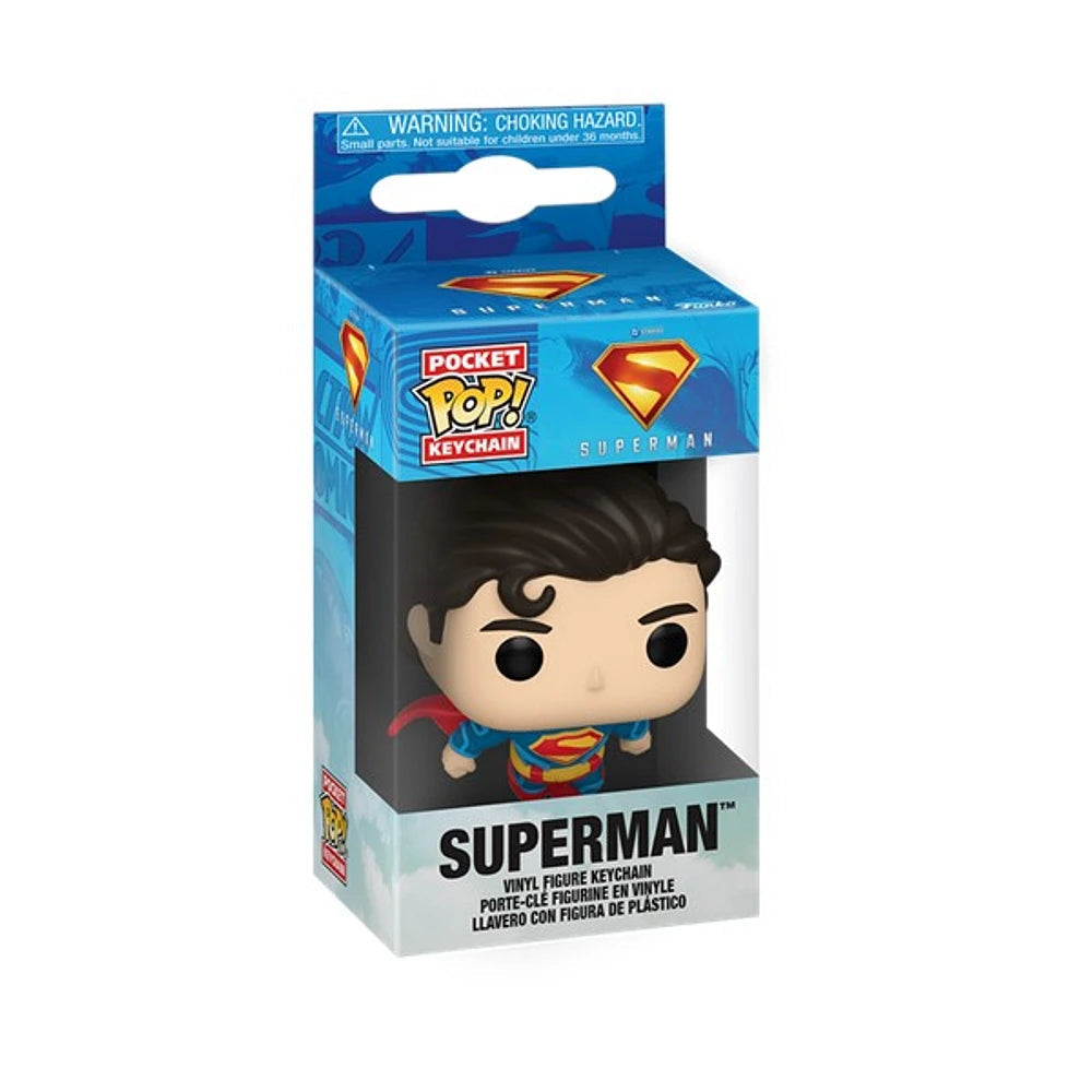 Superman Funko Pocket Pop Figure Keychain