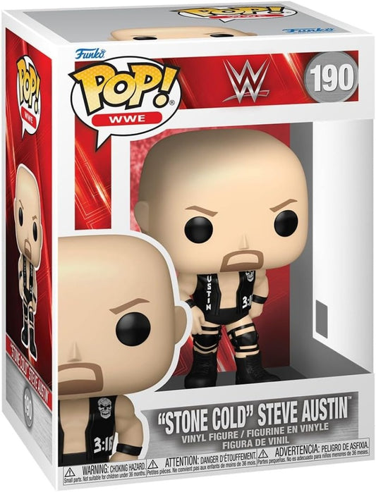 Funko Pop! WWE - “Stone Cold” Steve Austin 190 Figure + Pop Protector