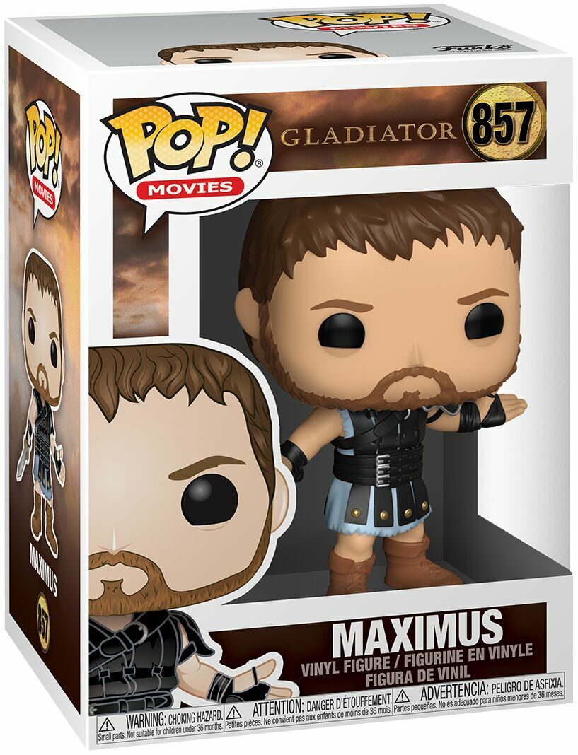 Funko Pop! Gladiator : Maximus 857 (VAULTED) + Pop Protector