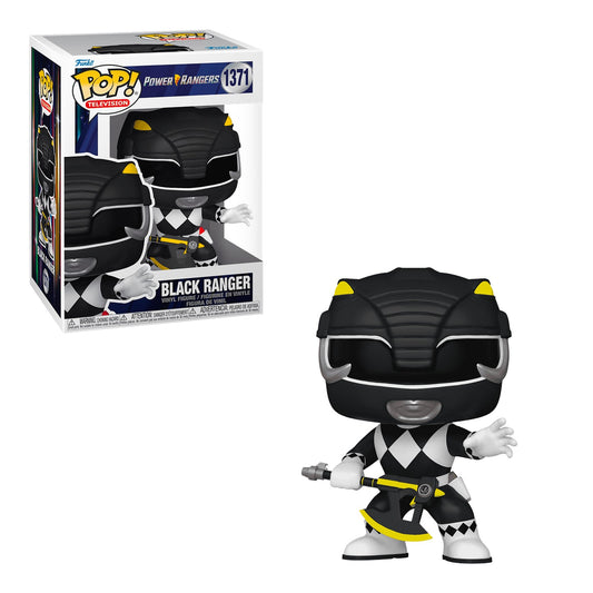 Funko Pop! Power Rangers - Black Ranger 1371 + Free Protector